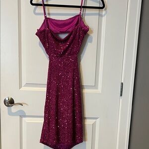 Windsor Sparkling Pink Mini Dress